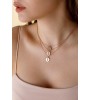 Milet Kuyumculuk 0,08 ct Pırlanta Harf Kolye